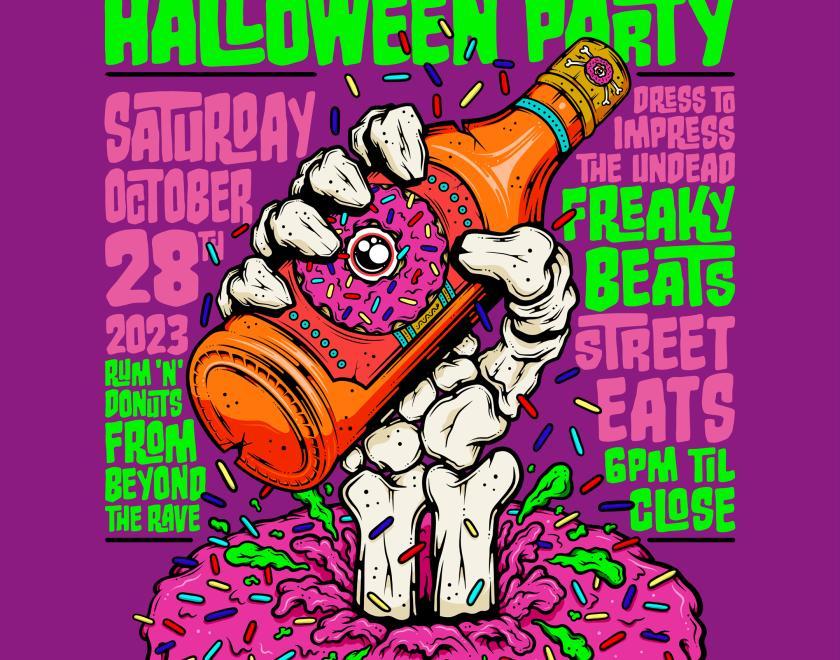 Blue Collar Halloween Party with Rum n Donuts