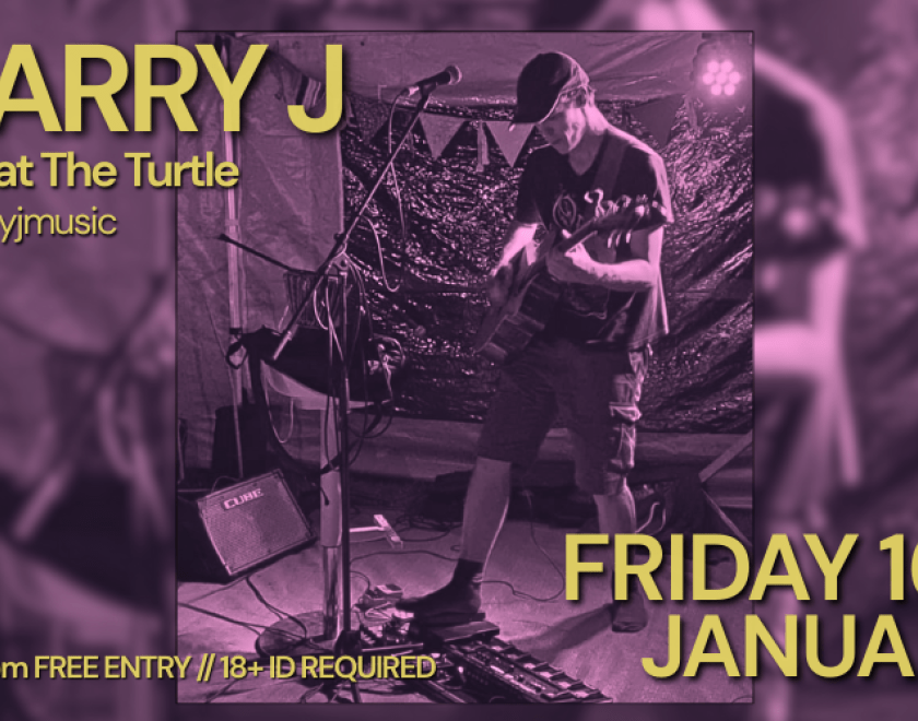 --60s/70s/80s - CLASSIC ROCK, SOFT ROCK, COUNTRY, FOLK--- Reading's Harry J is a singer and multi-instrumentalist with over 20 years playing and recording a variety of styles from rock, blues, soul, pop, indie, metal & more. His current solo repertoire consists of 400+ songs wide-ranging in terms of genre and decade; 8:30PM // FREE ENTRY // 18+ ID Required