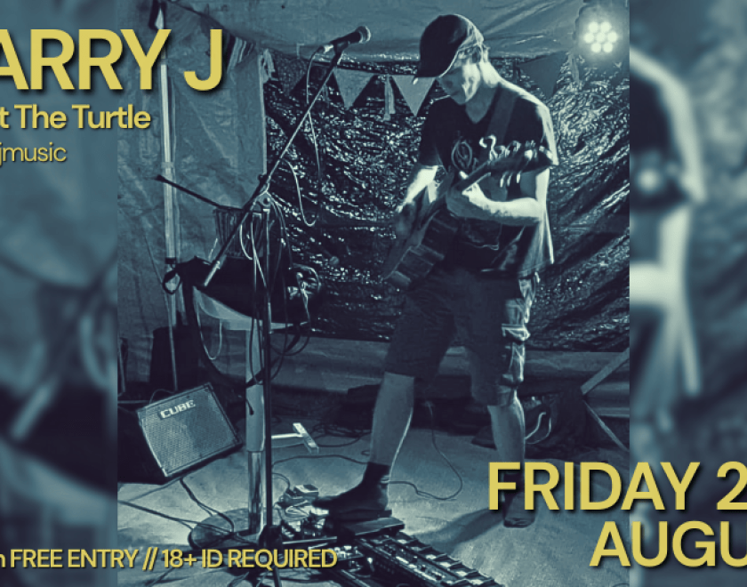 HARRY J - @harryjmusic  60s/70s/80s - Classic Rock / Soft Rock / Country / Folk  Reading's Harry J is a singer and multi-instrumentalist with over 20 years playing and recording a variety of styles from rock, blues, soul, pop, indie, metal & more. His current solo repertoire consists of 400+ songs wide-ranging in terms of genre and decade; 8:30PM // FREE ENTRY // 18+ ID Required