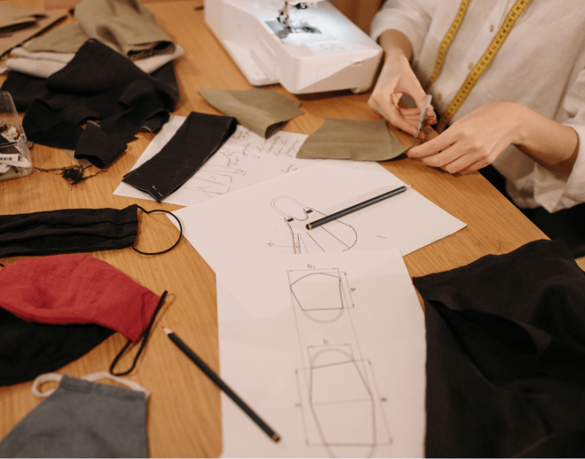 Fabrics and drawings