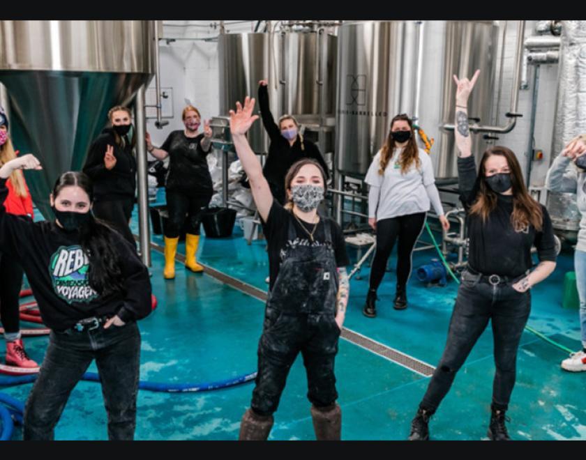 International Women’s Collaboration Brew Day at Double-Barrelled