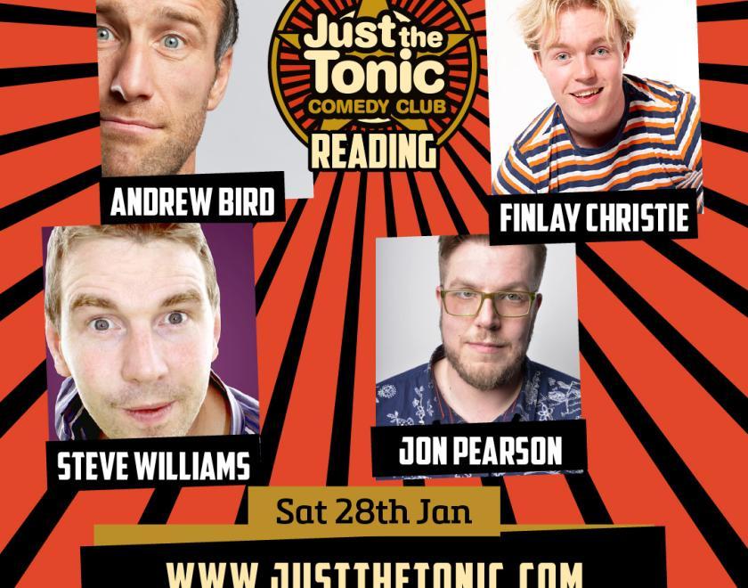 Just The Tonic Comedy Andrew Bird, Finlay Christie, Steve Williams, Jon Pearson