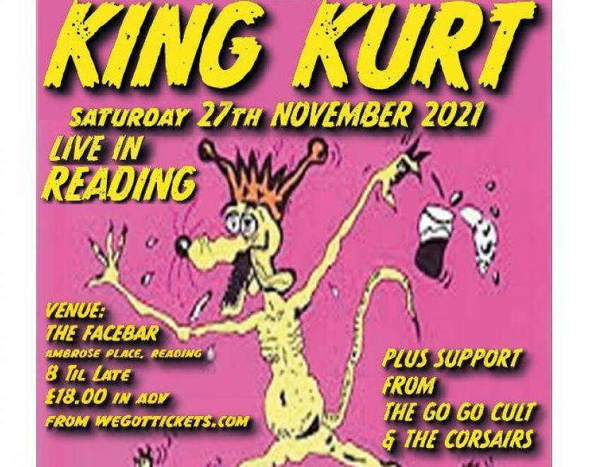 King Kurt logo and poster