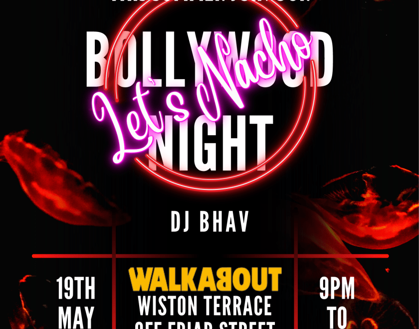 Let's Nacho Bollywood DJ & Dance Party event poster