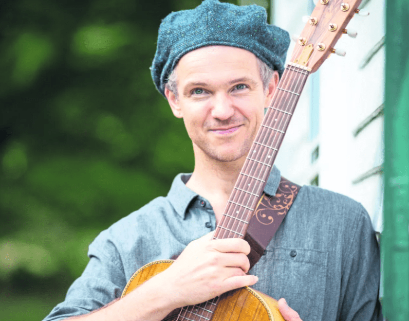 Luke Concannon with guitar