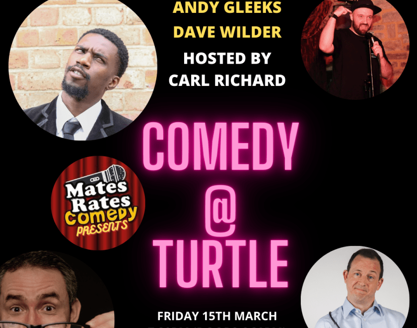 Comedy at Turtle with Headliner Junior Booker