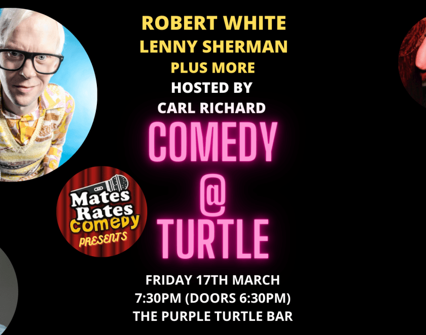Comedy at Turtle with Headliner Robert White