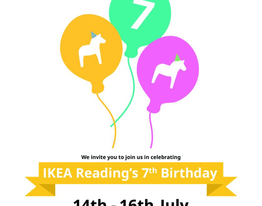 IKEA Reading's birthday weekend events 14th-16th July