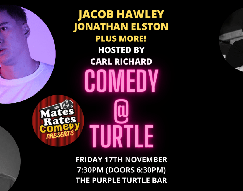 Comedy at Turtle with Headliner Jacob Hawley