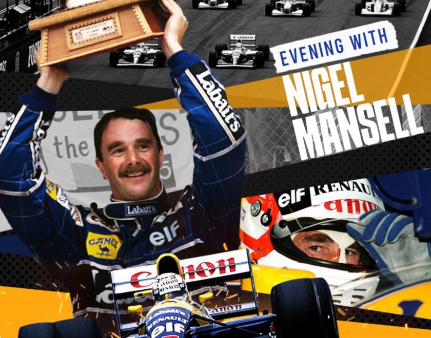 An Evening with Nigel Mansell. The Hexagon Sept 2026