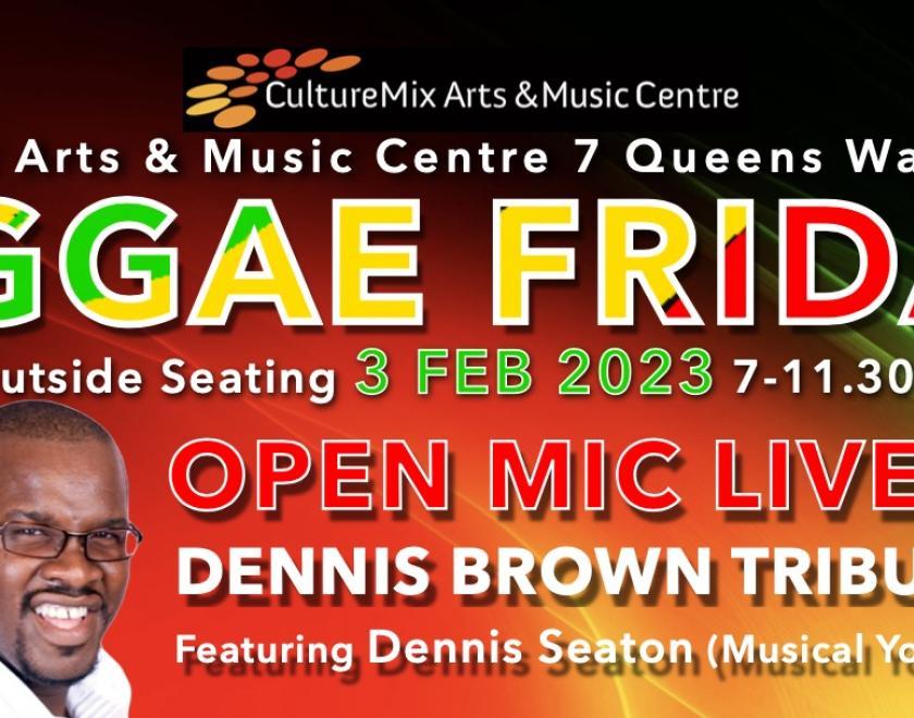 Reggae Fridays at CultureMix Arts & Music Centre 