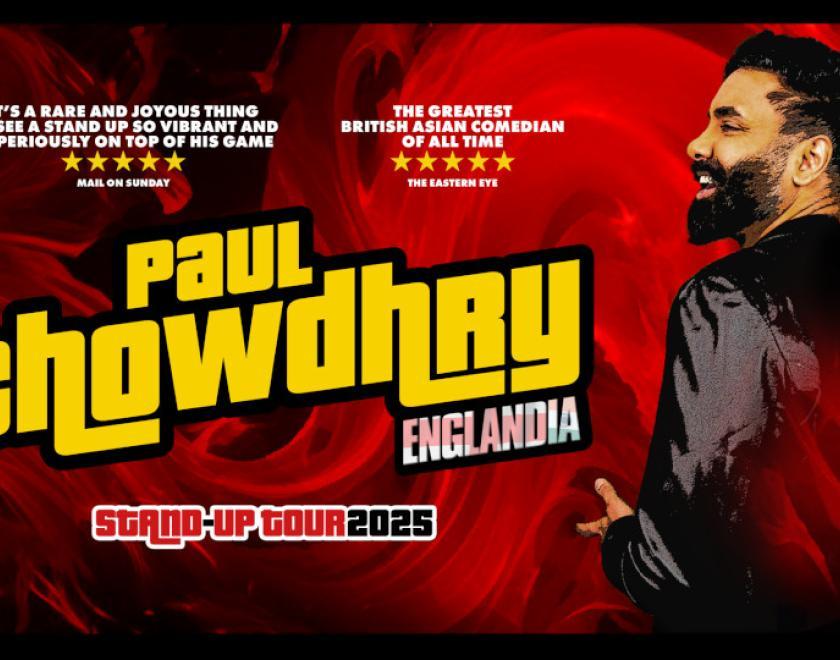 Paul Chowdhry Englandia. The Hexagon Reading March 2025.