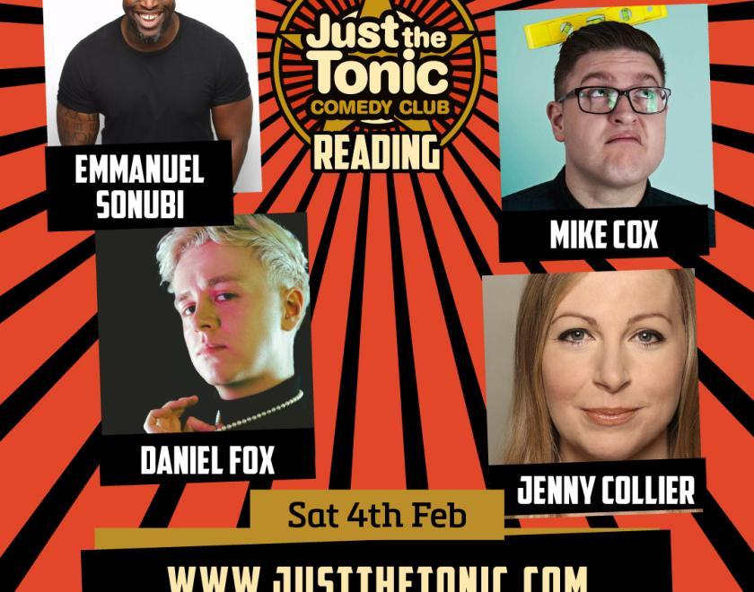 JUST THE TONIC COMEDY CLUB 4th FEB