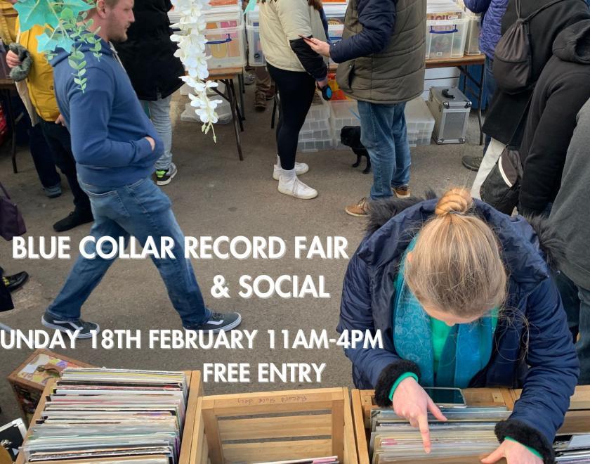 Record Fair & Social at Blue Collar Corner
