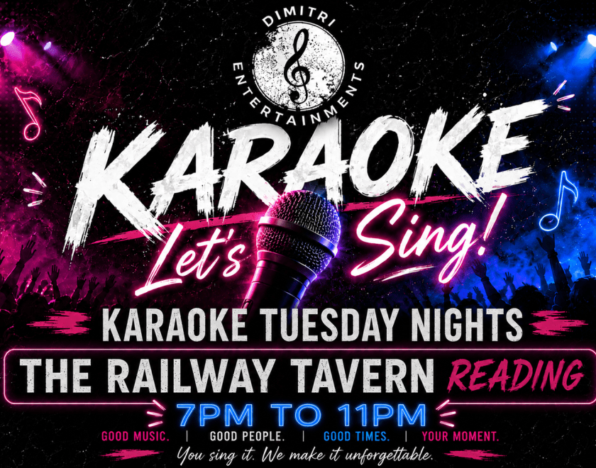 Dimitri Entertainments Tueday Karaoke Logo