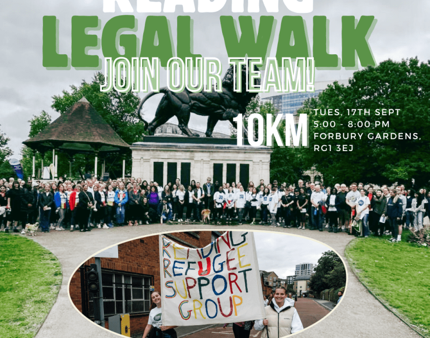 Walk For Refugees at the Reading Legal Walk 2024