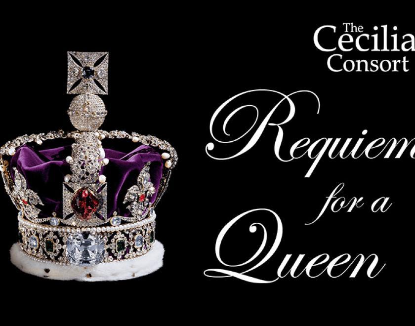 Requiem for a Queen poster featuring the royal crown