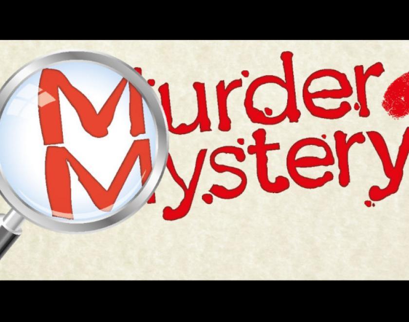 Logo for Murder Mystery event from Shinfield Players Theatre