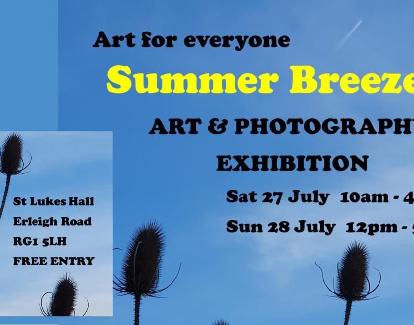 SUMMER BREEZE – an exhibition of art and photography at St Luke’s Hall
