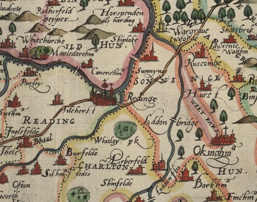 Old Map of Berkshire