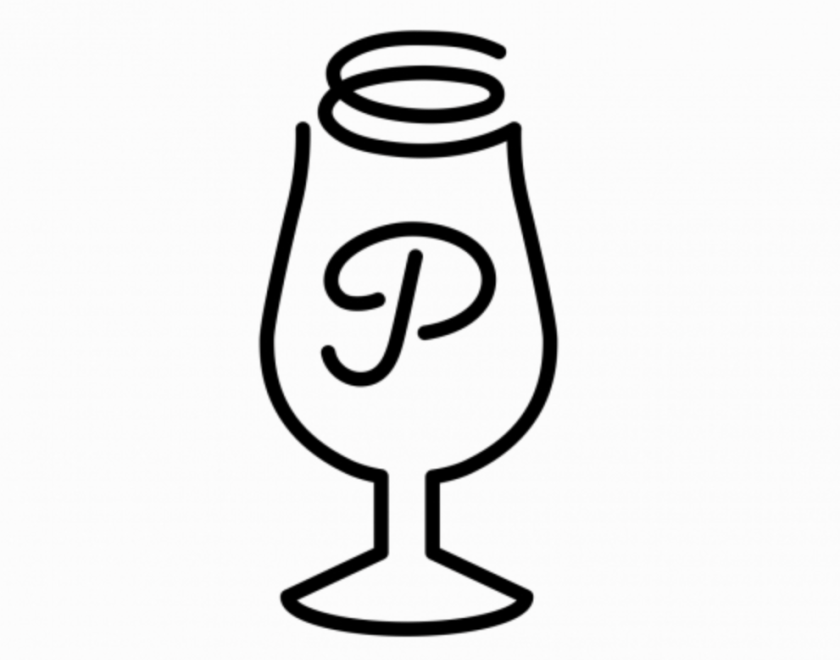 Protokoll's logo which is a beer glass with a capital letter P inside.