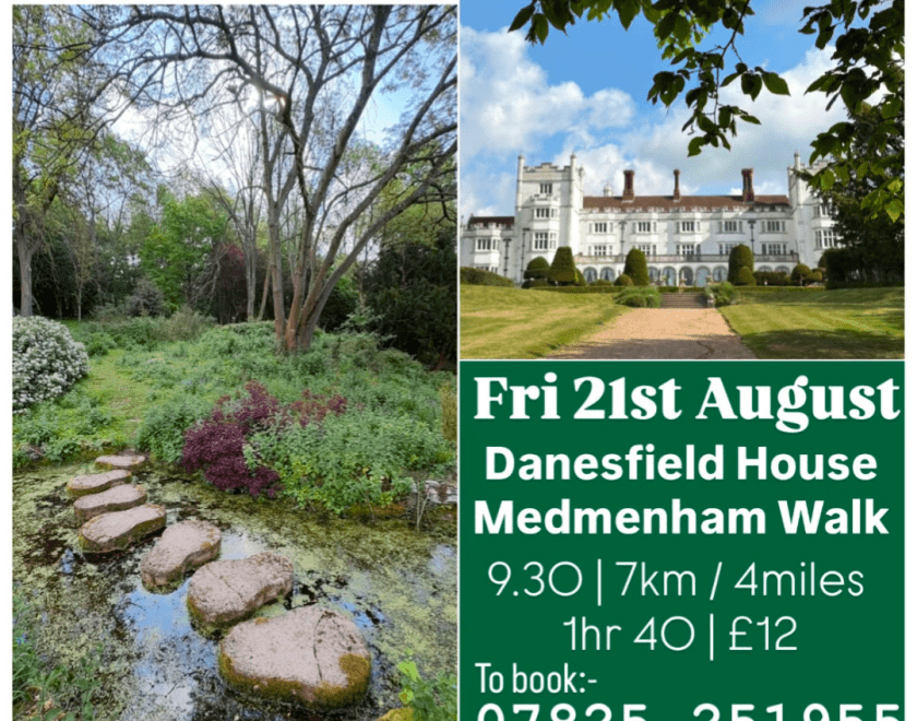 Friday 21st August 7km Danesfield House guided walk
