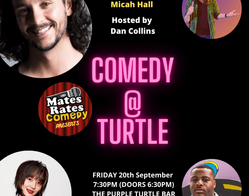 Comedy at Turtle with Headliner ﻿Darius Davies