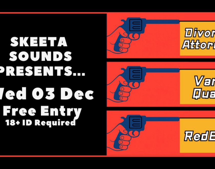 Skeeta Sounds Presents Final gig of the year at @purpleturtlereading with: @divorceattorney_ @vanquan.dist @redeyeldn See you where the bass bends 💥 8pm | Free Entry