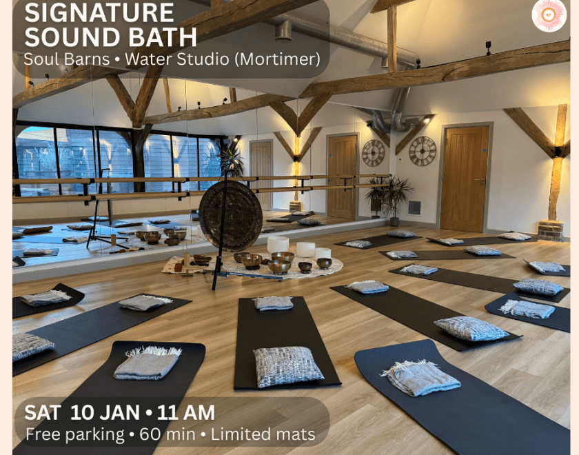 Image showing studio space with mats, blankets and head pillows