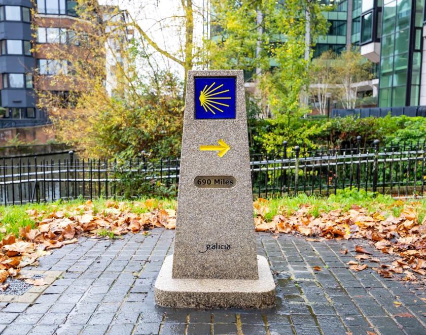 St James Way marker