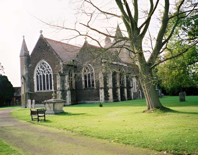 St Michael the Archangel Church in Warfield on a sunny day