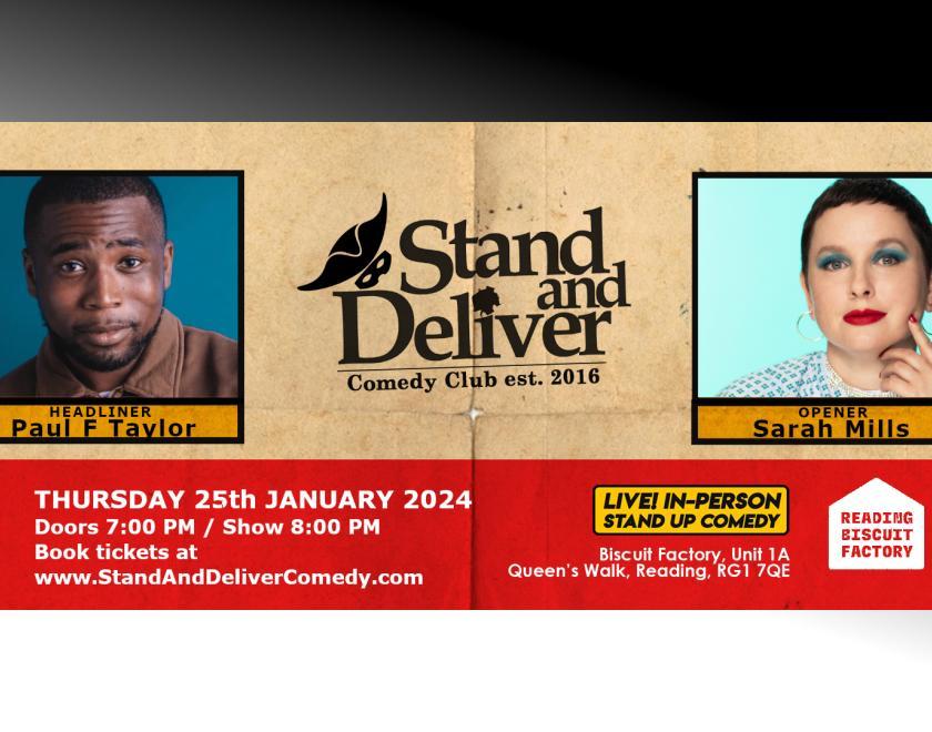 Stand and Deliver Jan show banner