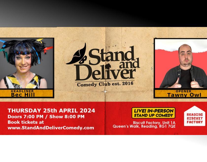 Stand and Deliver April poster