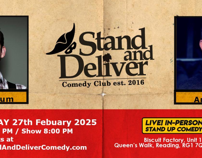 Stand and Deliver February banner