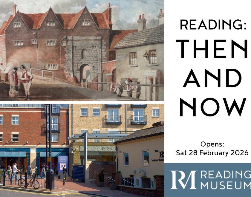 Images of Reading street in the present and in the pass 