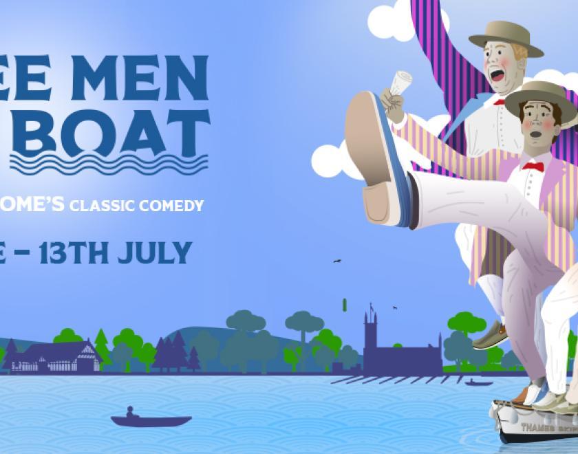 Three Men In A Boat Show Poster