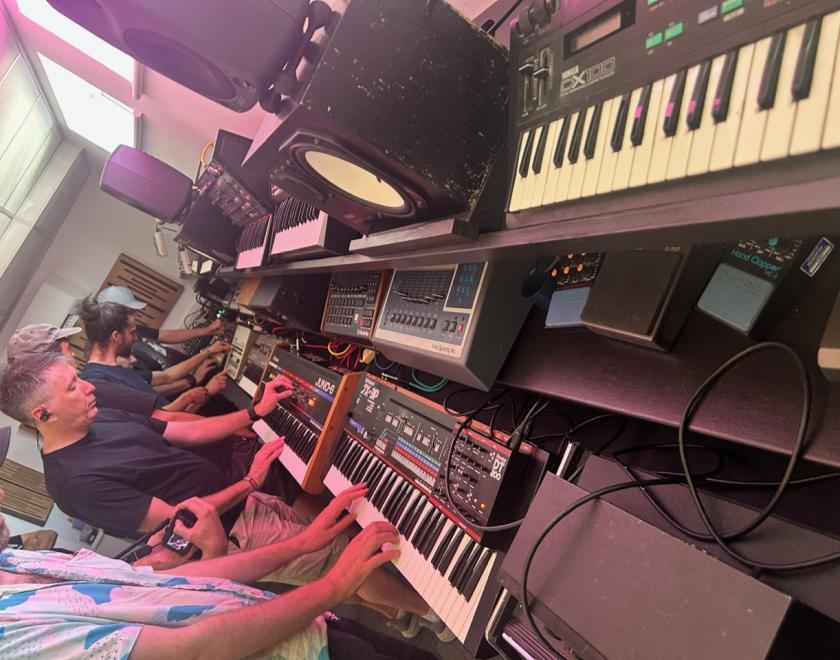 Image of participants using Readipop's XOX Synth collection