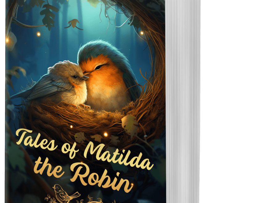 Cover image of 'Matilda the Robin' by Jennifer Skyers showing a robin!