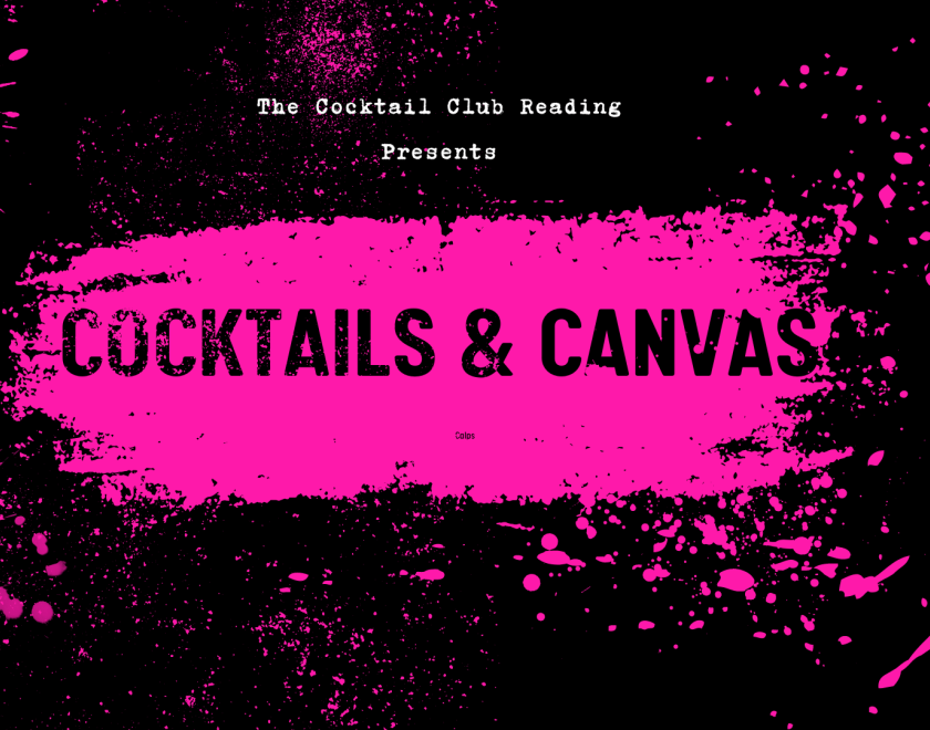 Cocktails and Canvas Banner