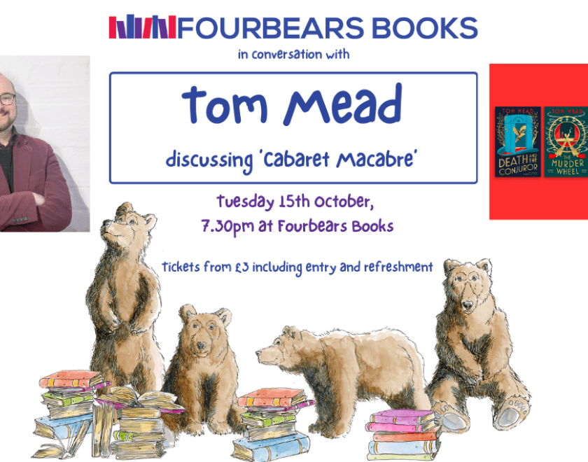 Fourbears Books in Conversation with author Tom Mead