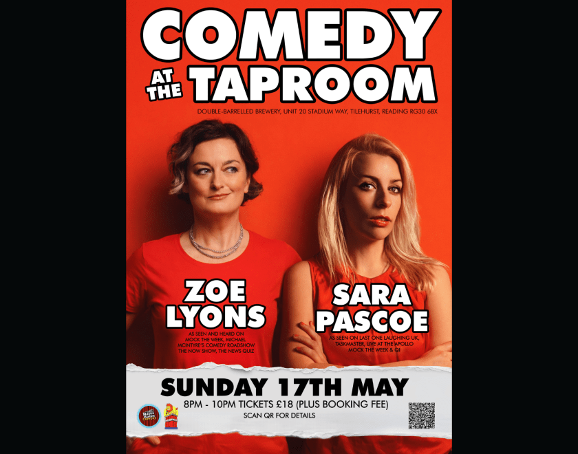 Comedy at the Taproom Sunday Showcase 2026 with Headliner Sara Pascoe & Zoe Lyons
