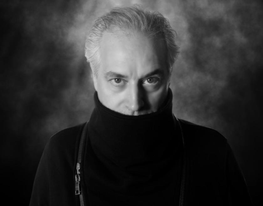 Wesley Stace in black & white