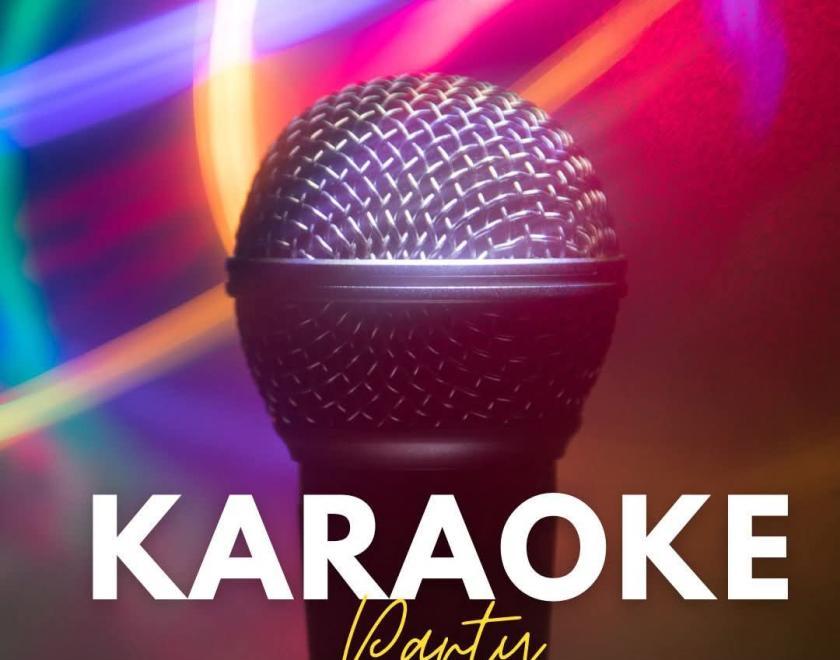 Mic Surrounded by lights, Karaoke presented by Dimitri Entertainment 