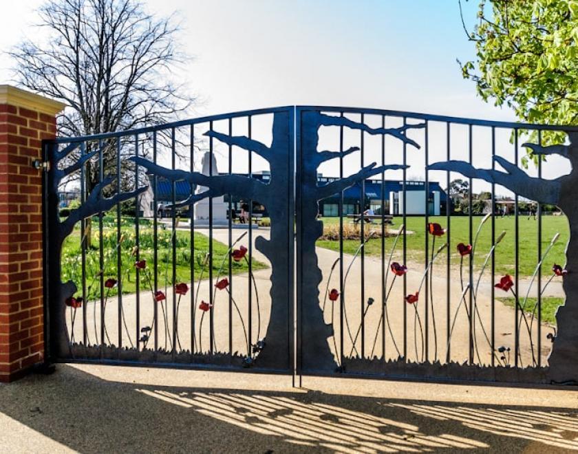 Woodley Memorial Gates