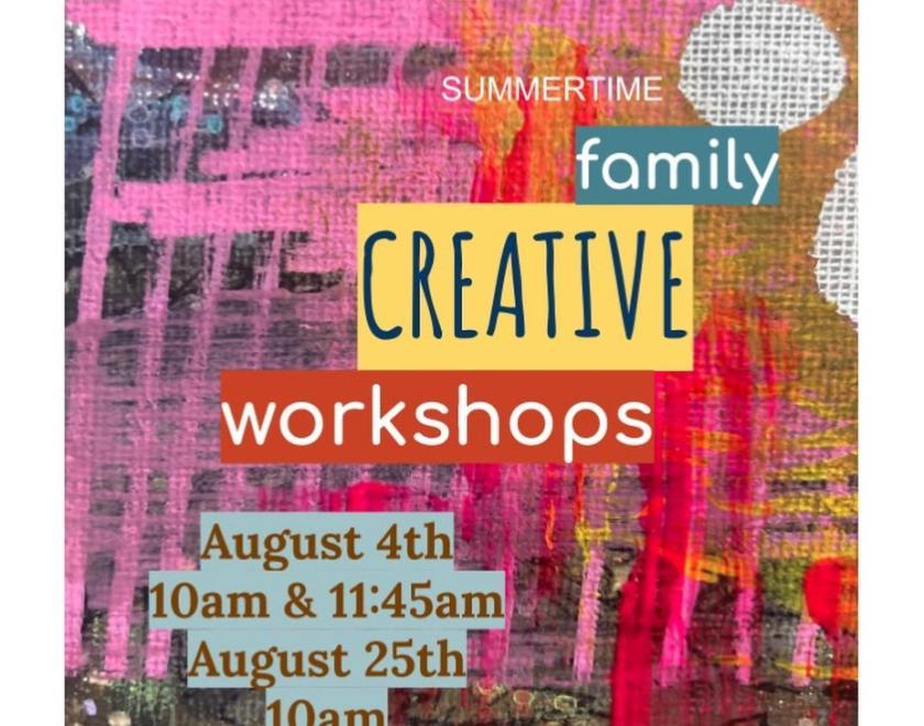 Poster with mixed-media collage artwork