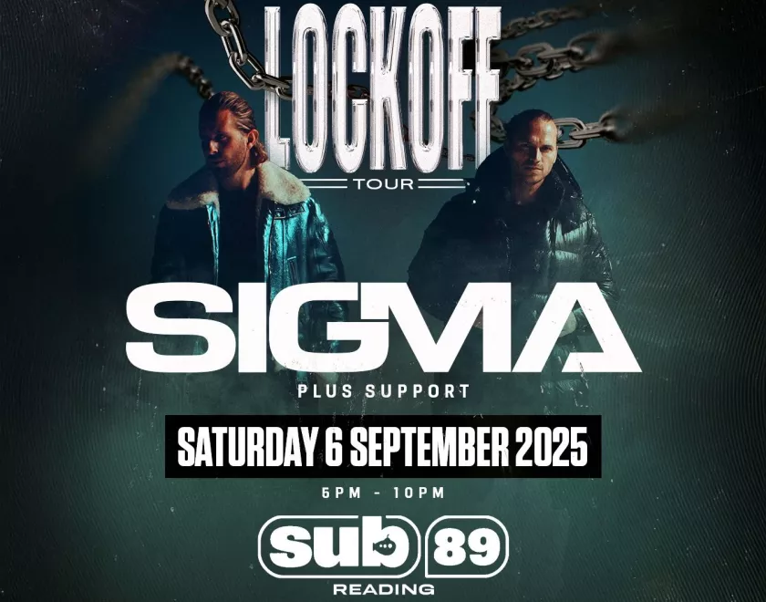 Sigma Lock Off Tour Promo Flyer