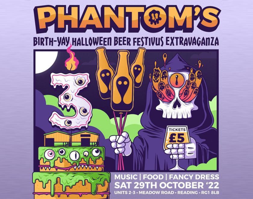 Phantom Brewing Co's Third Birth-Yay Halloween Beer Festivus Extravaganza!