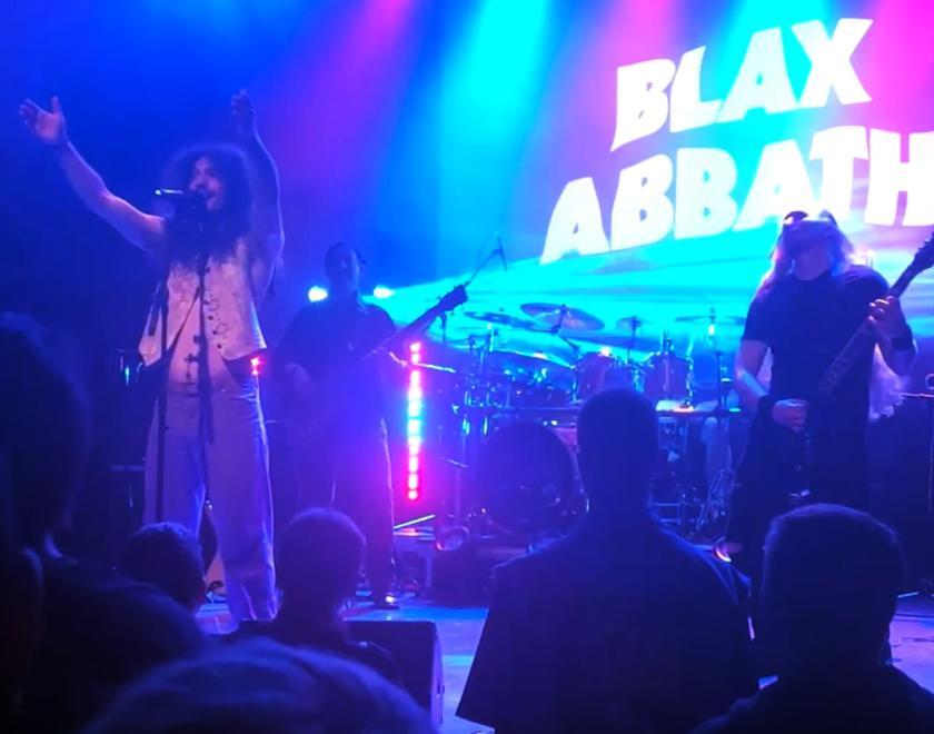 Blax Abbath on stage