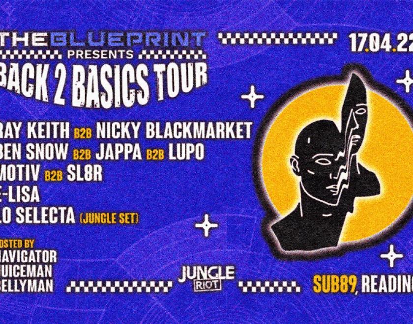 Blueprint Presents: Back2Basics Tour Easter Sunday £5 Rave