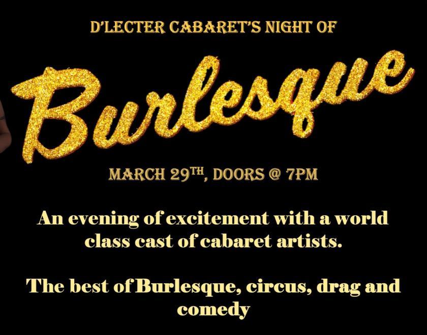 D'Lecter Cabaret's Night of Burlesque 